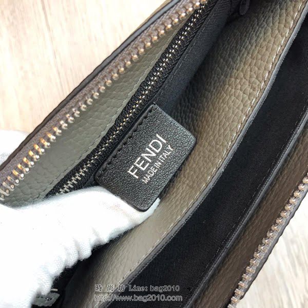 FENDI手包 小牛皮手拿包 金屬BAG BUGS眼睛圖案 芬迪時尚手包  fdz2116
